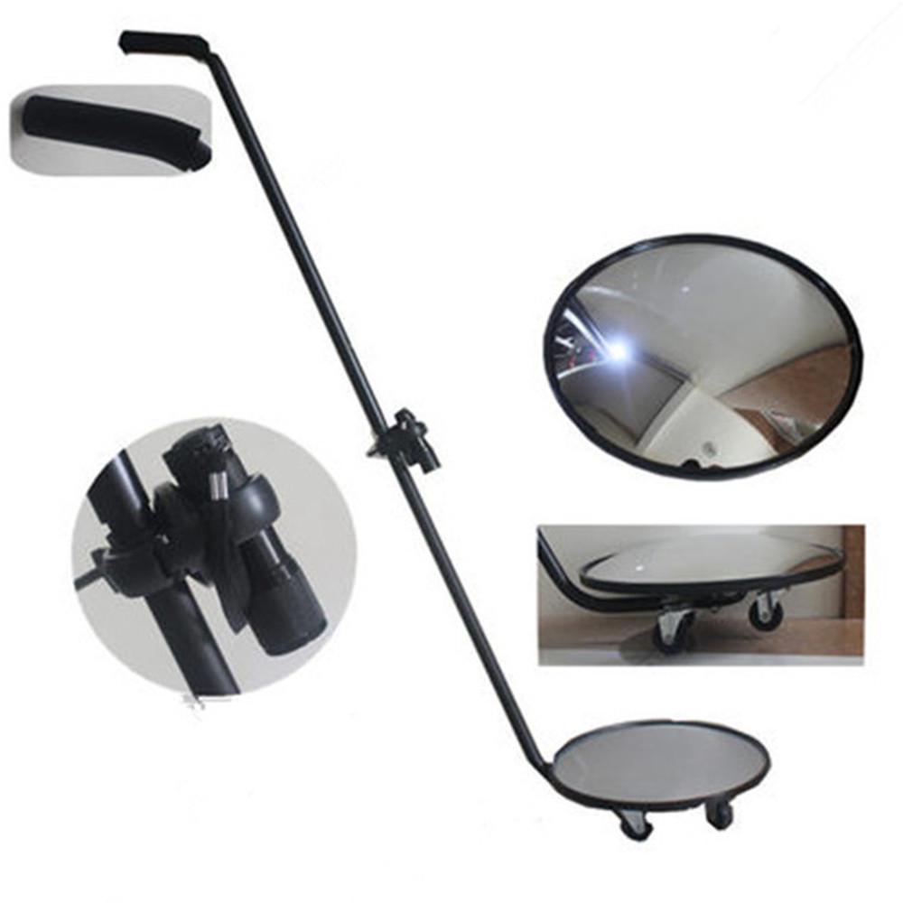 VTY-V3 Portable Undercarriage Inspection Mirror with Built-in Light & Telescopic Pole 1300