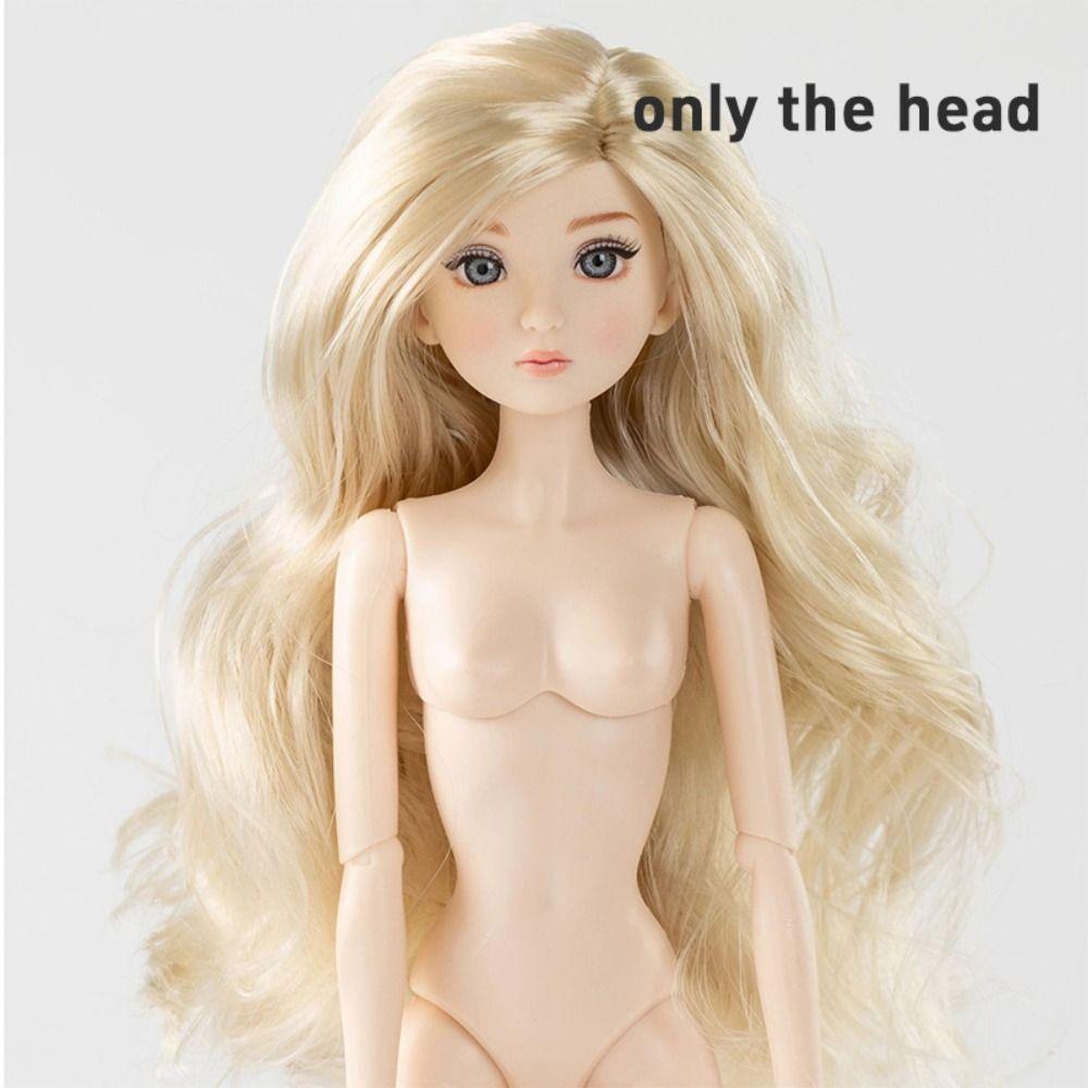 Glass Eyes Supermodel Doll Body Joint Movable Doll Body Humanoid Doll Make-up Doll Head  Girls Gift