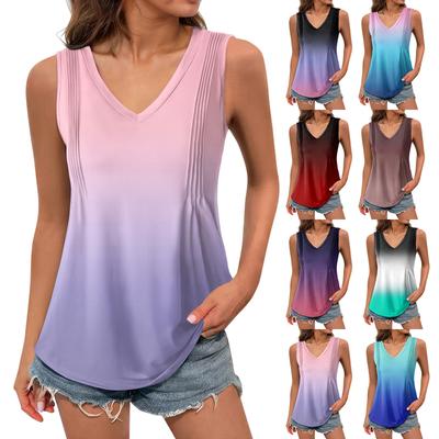 Women's Girl Tank Top Solid Color Casual  Top Tank Tops For Women Loose Fit Sleeveless Tops Flowy