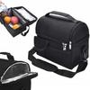 Waterproof Insulated Thermal Bag Case Strap Lunch Box Black 8 L