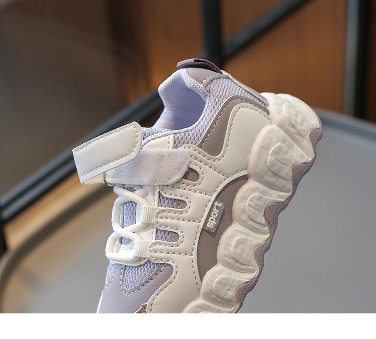 Unisex Kids Breathable Running Shoes - Soft Sole Little Sneakers for Spring & Autumn