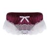 (SU)Sexy pánské krajkové kalhotky s otevřeným zadečkem a nízkým G-string tanga spodní prádlo kalhotky