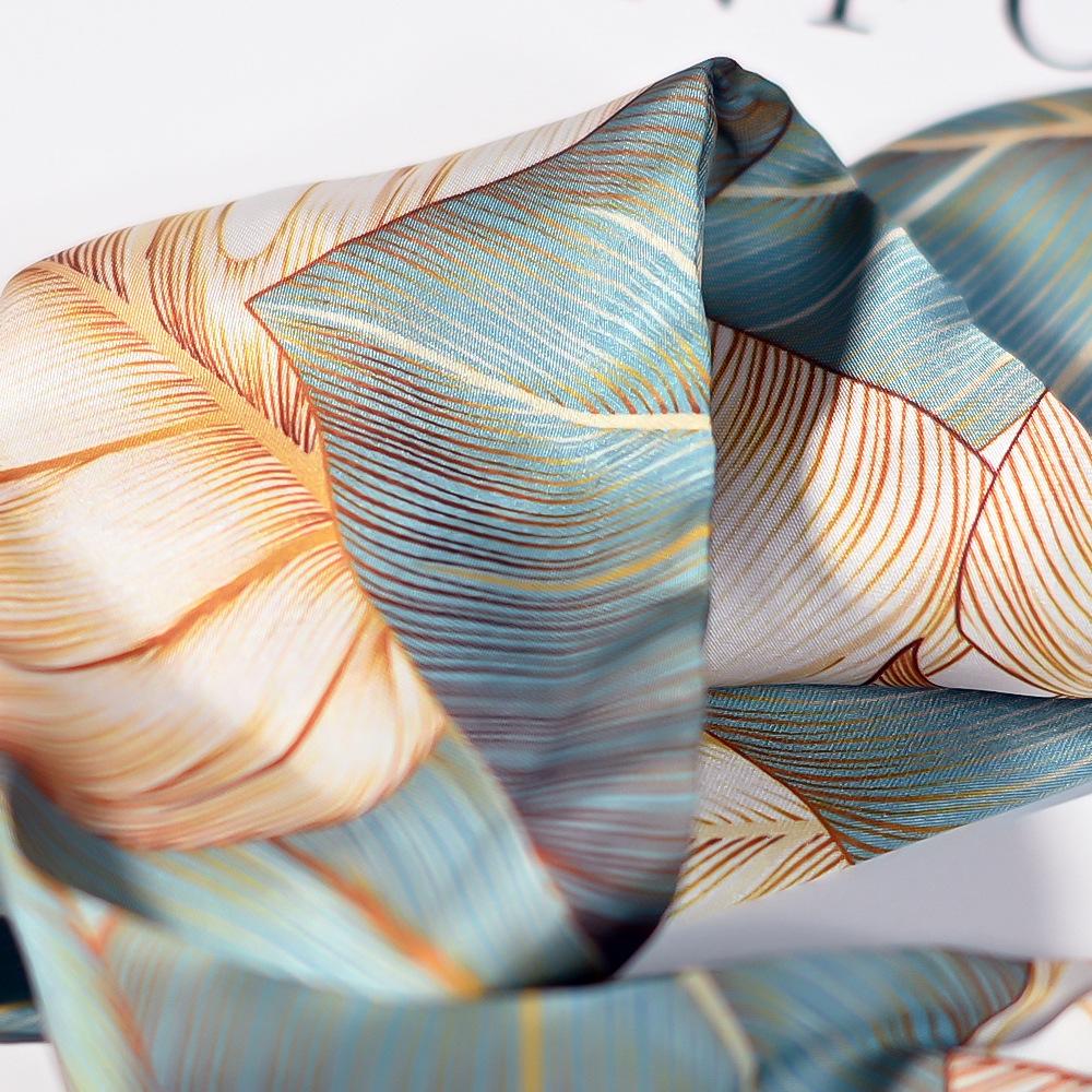 Kleiner magnetischer Schal, magnetischer Verschluss, Seidenschal, Halskette, dekorativer Schal, faules Stirnband, vielseitiger multifunktionaler Perlen-Streamer.