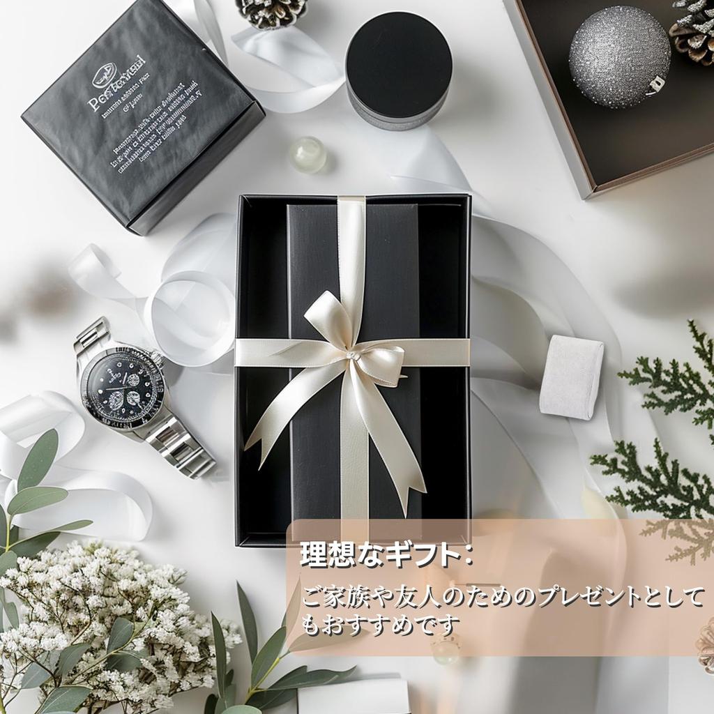 Mocamoro Watch Case for 6 Watches, 2 Tier Watch Box, Men's Luxury Watch Collection, Transparent Glass Top Display, Present