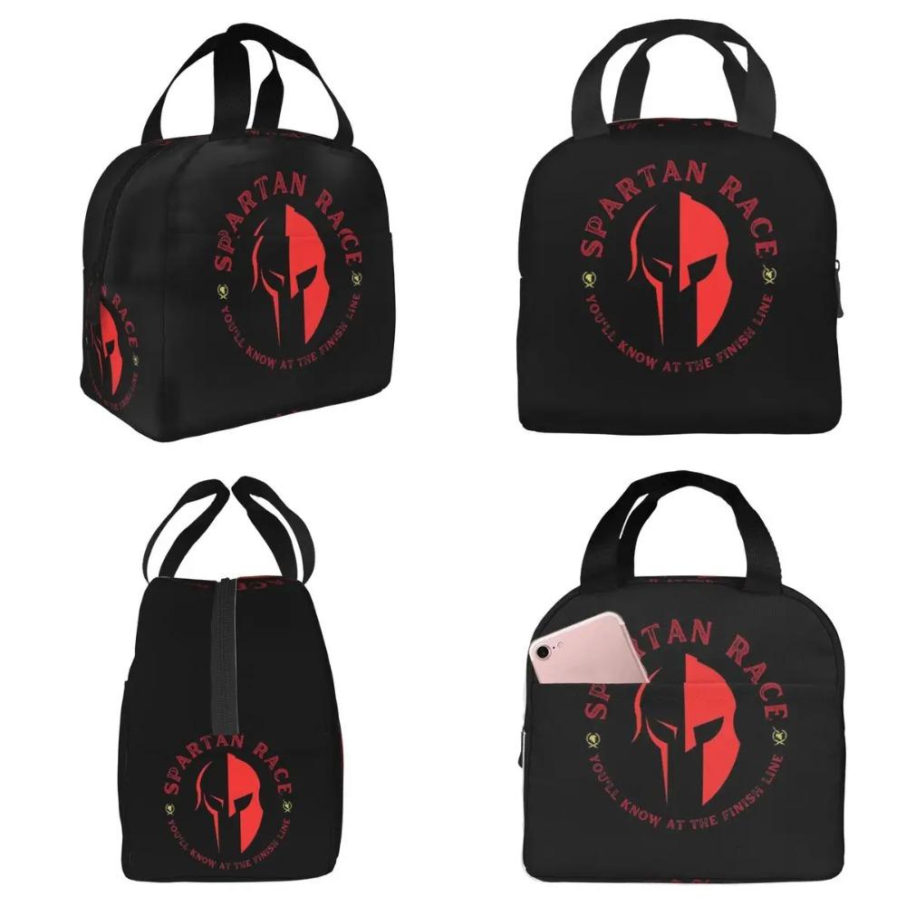 Spartan Race 1 Insulated Lunch Bag for Kids School Cooler Thermal Food Box Tote Portable Lunch Boxes Container