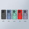 Heat Dissipation Armor Magnetic Phone Case For 17T Pro Four Corner TPU Frame Hard Plastic Shockproof Cover Coque Fundas