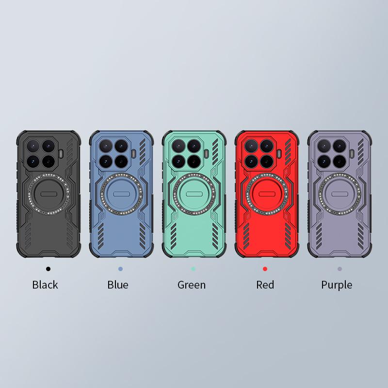 Heat Dissipation Armor Magnetic Phone Case For 17T Pro Four Corner TPU Frame Hard Plastic Shockproof Cover Coque Fundas