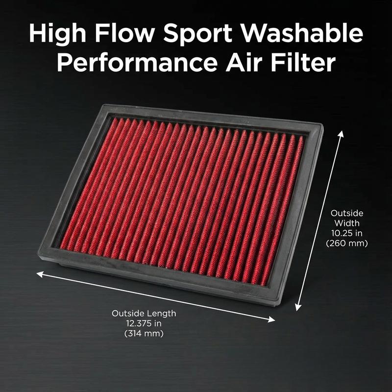 

For Volkswagen Amarok 2.0L 3.0 TDI 2010- High Flow Sport Washable Off-Road Performance Air Filter 33-2983 OEM:2H0129620
