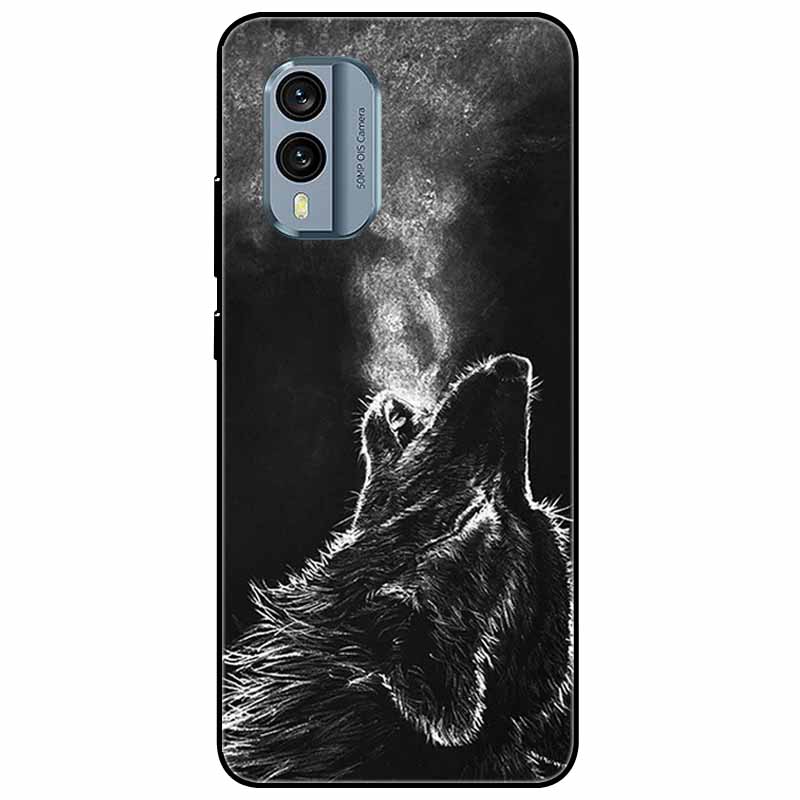 Soft Case for Nokia X30 5G NokiaX30 Cover Fashion Wolf TPU Silicone Fundas Capa For Nokia X30 5G Case X 30 NFC Protective Lion