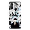 Jujutsu Kaisen Anime Tempered Glass Case Funda For Xiaomi Redmi Note 9S 10 11 9 8 Pro 10S 8T 9T 9A 9C K40 Back Shell Cover Coque