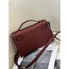 Borsa nuova autunno e inverno con motivo a palma borsa a tracolla messenger in pelle bovina prima generazione borsa portatile da donna piccola borsa quadrata
