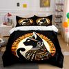 "Golden Pharaoh Cat Elegance" Bedding Sets Duvet Covers Pillowcases(1* Duvet Cover 2* Pillowcases Without Duvet Insert)