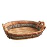 Handgeflochtener Korb für Snacks, Brot, Obst Tisch-Organizer Rustikales Rattan Für Wohnzimmer Couchtisch Gemütliches Zuhause