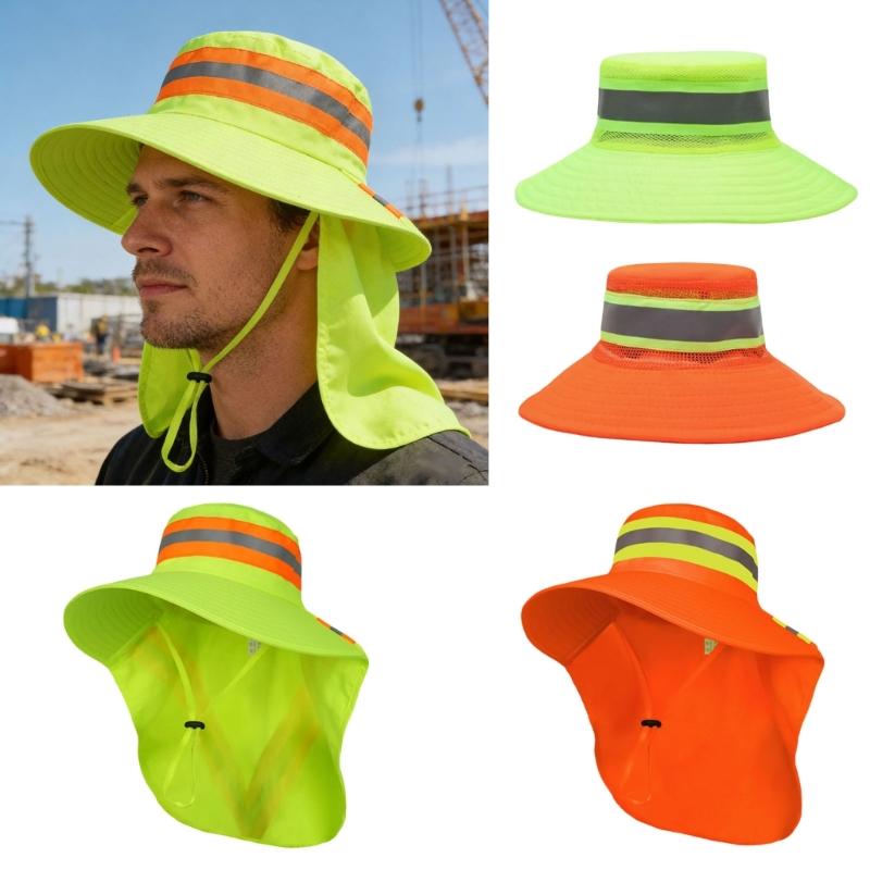 Lightweight Travel Hat Breathable Polyester Sun Cap With Reflective Strips For Running And Hiking