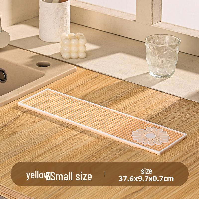 Силиконовый быстросохнущий противоскользящий дренажный коврик для кухни, бара и кофе.