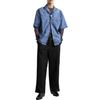 ZARA Casual Pants Men's Black Moderate Wide Leg Pants 05320303800-33