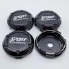 4ks 66mm Sportovní Edice Logo Znak Odznak Krytky Středů Koleček do Ráfků Kryt Středu Náboje Kryty Nábojů Koleček Náhradní Autodoplňky