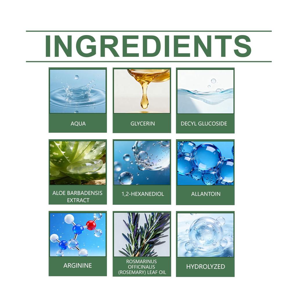 Rosemary Keratin Volumizing Shampoo Gentle Cleansing Moisturizing Smooth Hair Natural Fullness Hair Care