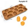 Halloween Ghost Pumpkin Silicone Mould Candy Wax Melt Ice Jelly Chocolate Mold