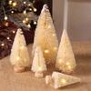 8pcs Artificial Mini Christmas Pine Tree Muliti Size Colorful Trees for Xmas Home Desktop Ornaments Noel Party Table Decoration