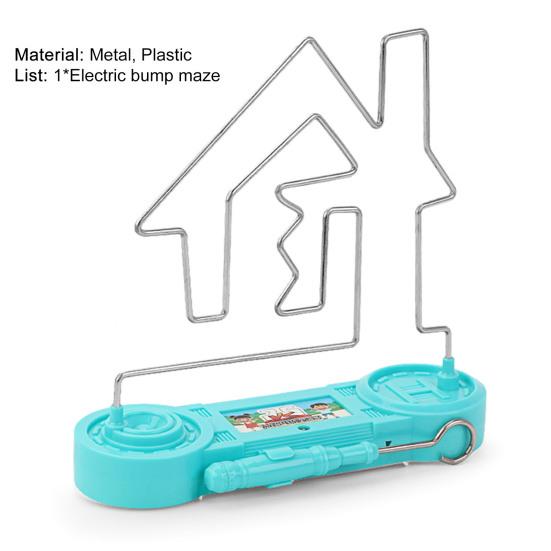 Electric Touch Maze Fine Workmanship Lightening Music Plastic Concentration Training Electric Collision Maze for Kids