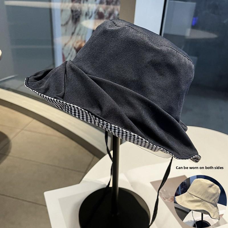 Ice Silk Farmer Hat With Wide Brim Sun Protection For Summer Casual Wear