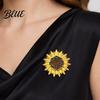 Flower Accessory Brooch Pin Large Sunflower Design Lapel Pin
