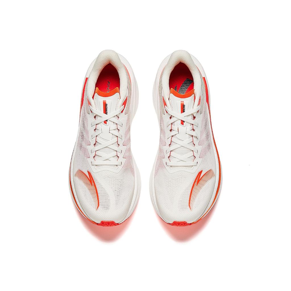 Anta Jinfeng 2nd Generation Competition Training Running Shoes Men Running Shoes White Orange Red 912515588-6