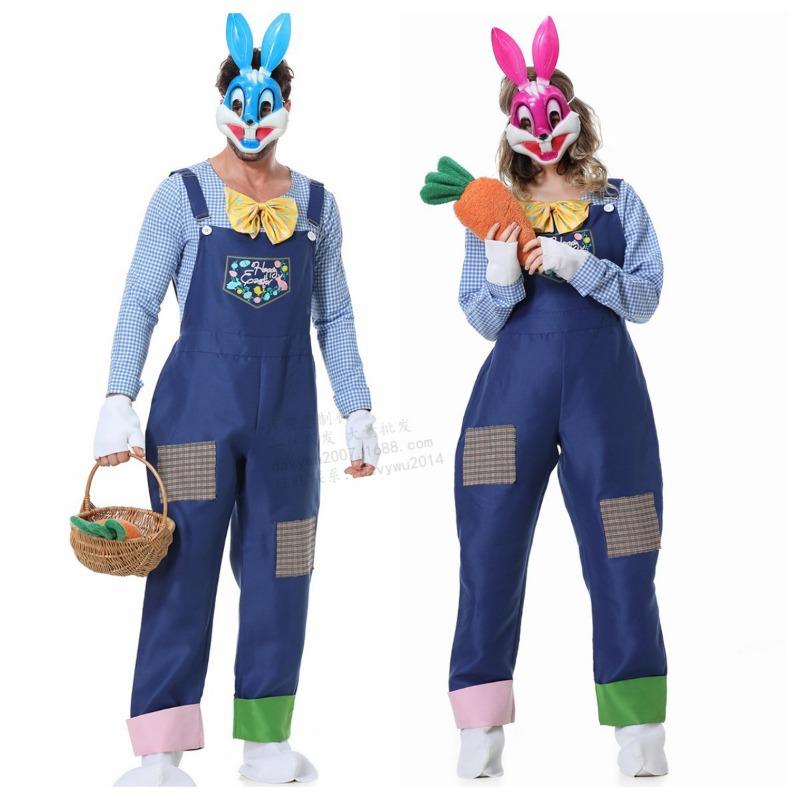 Easter Bunny Costume, New Pastoral Egg Bunny Party Masquerade Performance Costume