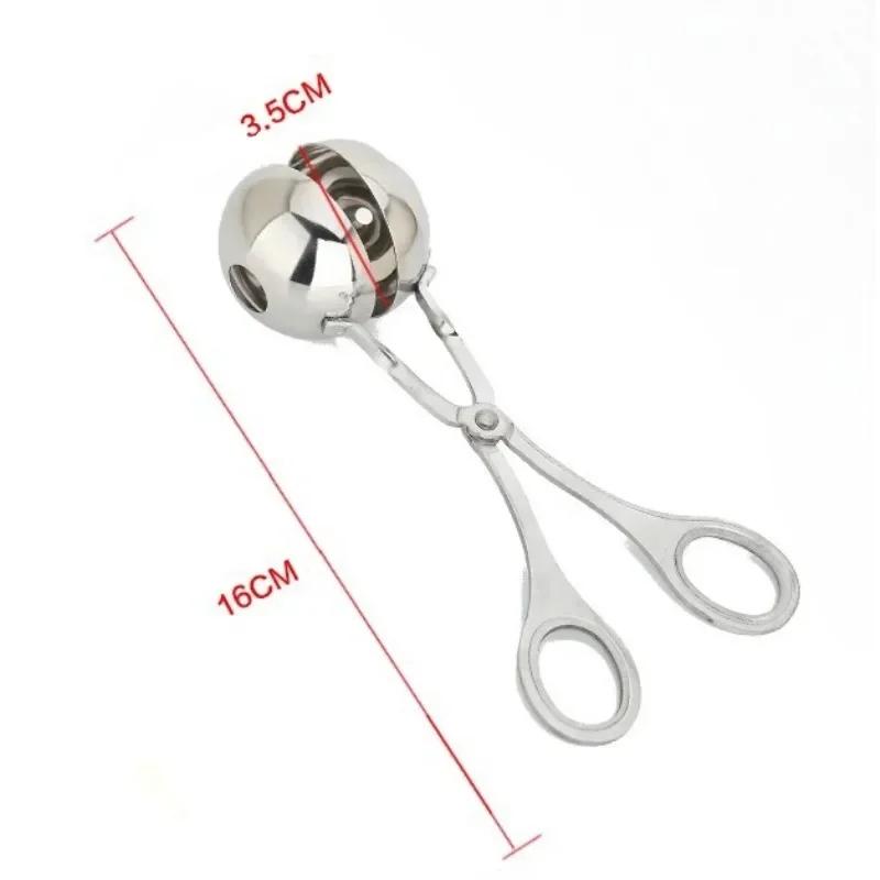 

Клипса для приготовления фрикаделек из нержавеющей стали, форма для приготовления рыбных шариков, рисовых шариков, кухонные аксессуары, гаджеты для домашней кухни, птицеводства A