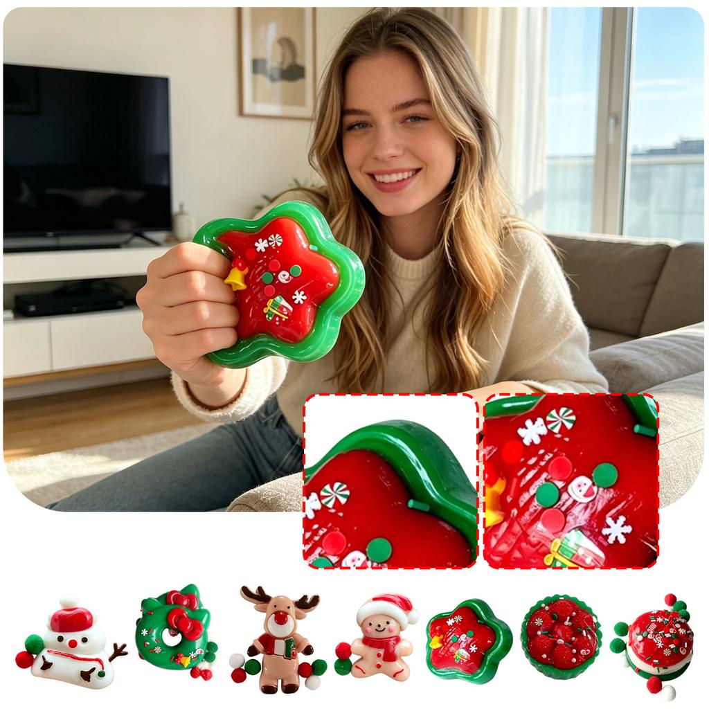 Christmas Sensory Toy Slow Rising Soft Toy for Kids and Adults