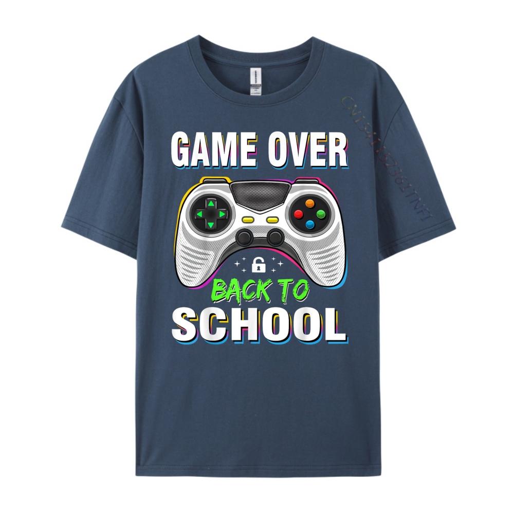 

Game Over Back To School Graphic Tee Shirt Luxury TShirt Tee Shirt Geek 4XL