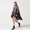 New Fashion Winter Warm Ponchos And Capes For Women Oversized Shawls and Wraps Cashmere Pashmina Female Bufanda Mujer