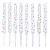 8pcs Crochet Hooks Ergonomic Design Comfortable Handle Easy Identification Compact Portable Knitting Supplies