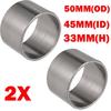 2x Motorrad Auspuffrohr Dichtung Dichtring 33mm/45mm Innendurchmesser 50mm Außendurchmesser Äußere Verbindungsdichtungen für SchalldämpferrohrGutes Produkt
