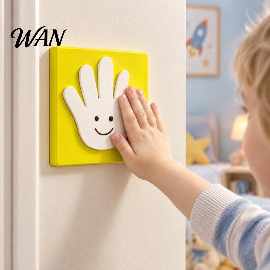 Switch Plate Cover 3D Printed High Five Light Covers, Decorative Palm Whimsical Home Soft Furnishings Plate, Creative Wall Outlet Covers Faceplate for