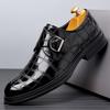 New Men's Business Dress Leather Shoes Leather High-end Brock Shoes British Style Wedding Men's Shoes First Layer Cowhide Shoes
