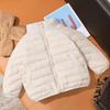 Leichter Kinderparka mit Stehkragen, wattiert, Unisex für Jungen und Mädchen, Herbst Winter Oberbekleidung