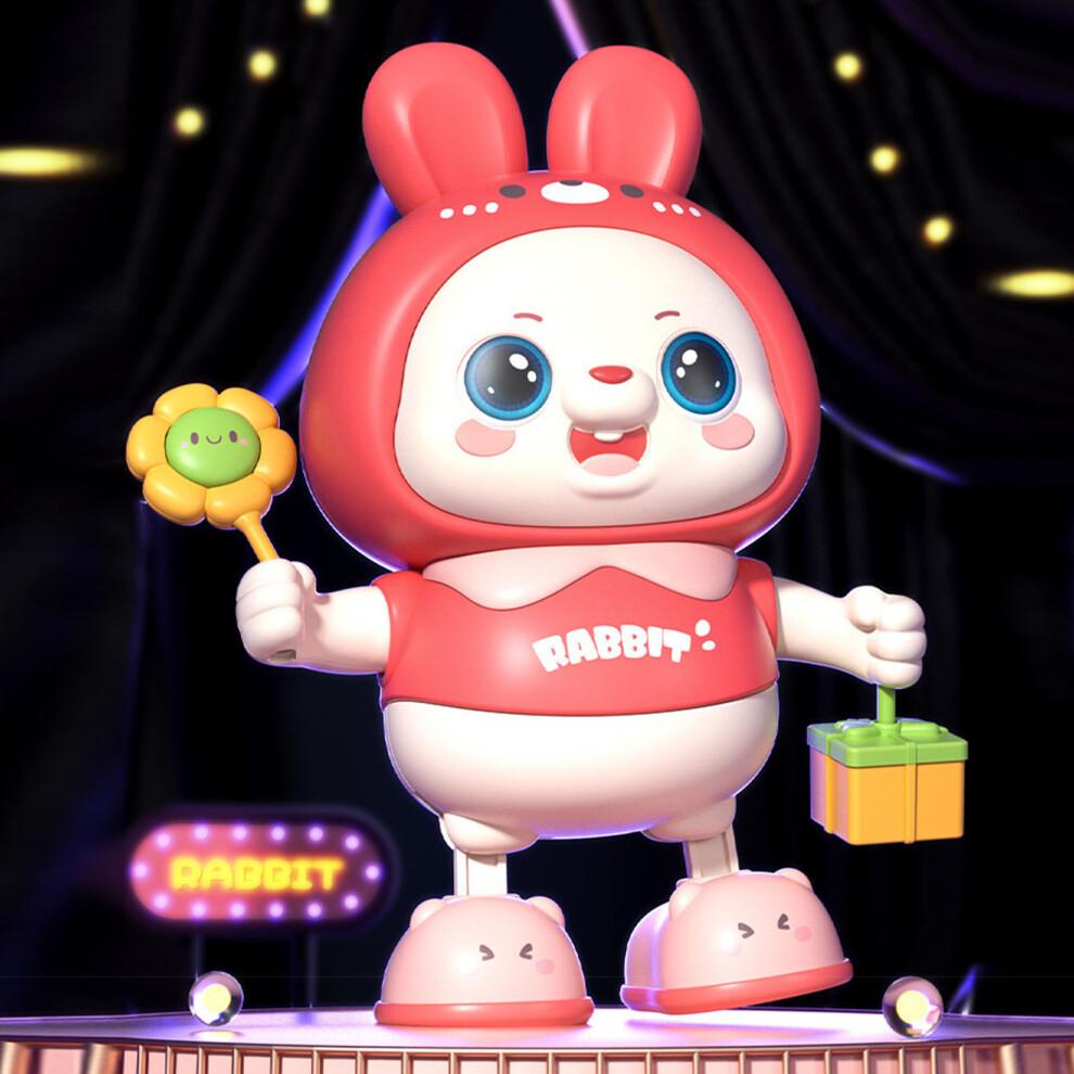 Electronic Pink Dancing Bunny Toy for Newborns – Musical & Head Up