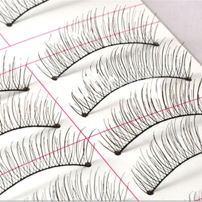 10 Paar Handgefertigte Mode Natürliche Dicke Lange Falsche Wimpern Augenwimpern Make-up für den Alltag