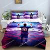Football Star Duvet Cover Pillowcase M-Messi CR7 Bedding Set Adult Boy Girl Bedroom Decoration Gift Single Double Large Size963