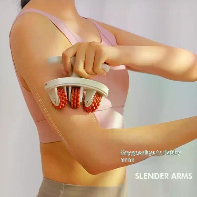 Ring Leg Massager Massage Roller Detachable Handles For Full Body Neck Shoulder Abdominal Muscle Slimming Relaxation