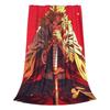 Demon Slayer Flame Hashira Kyojuro Rengoku Anime Blankets Flannel Throw Blanket for Couch Bedding Outdoor Throws Bedspread Quilt