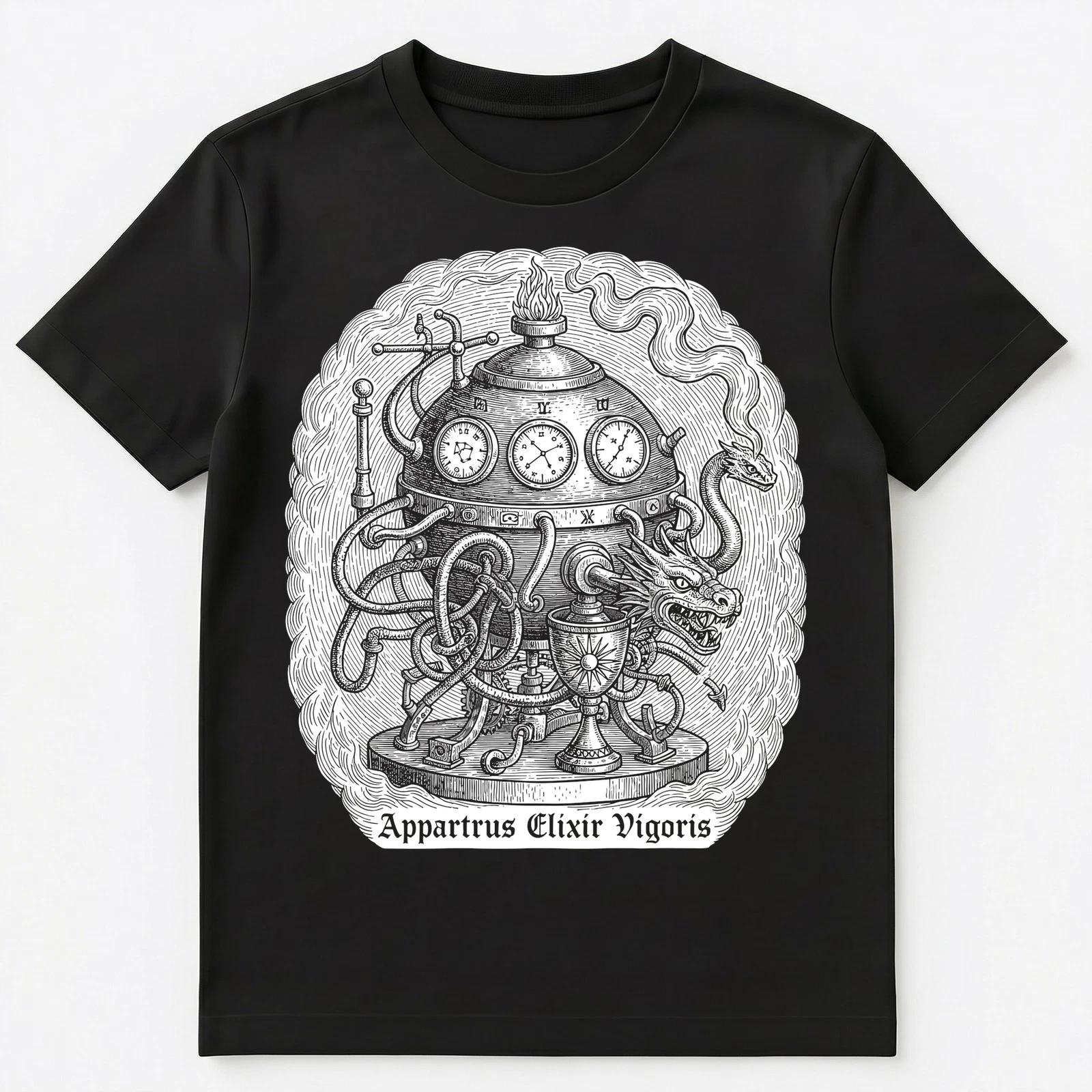 

Alchemist Enthusiast Mystical Elixir Apparatus Fantasy Unisex T-Shirt 4XL