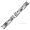 Stalowa Bransoleta do Zegarka Seiko Zakrzywiona Prosta Końcówka Bransoleta do Jubilee 18mm 20mm 22mm Pasek do Wymiany z Szybkim Mocowaniem