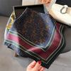 Square Scarf Women Silk Feeling Hairbands Neckerchief Bandana Scarves Lady Fashion Print Kerchief Bands  Spring