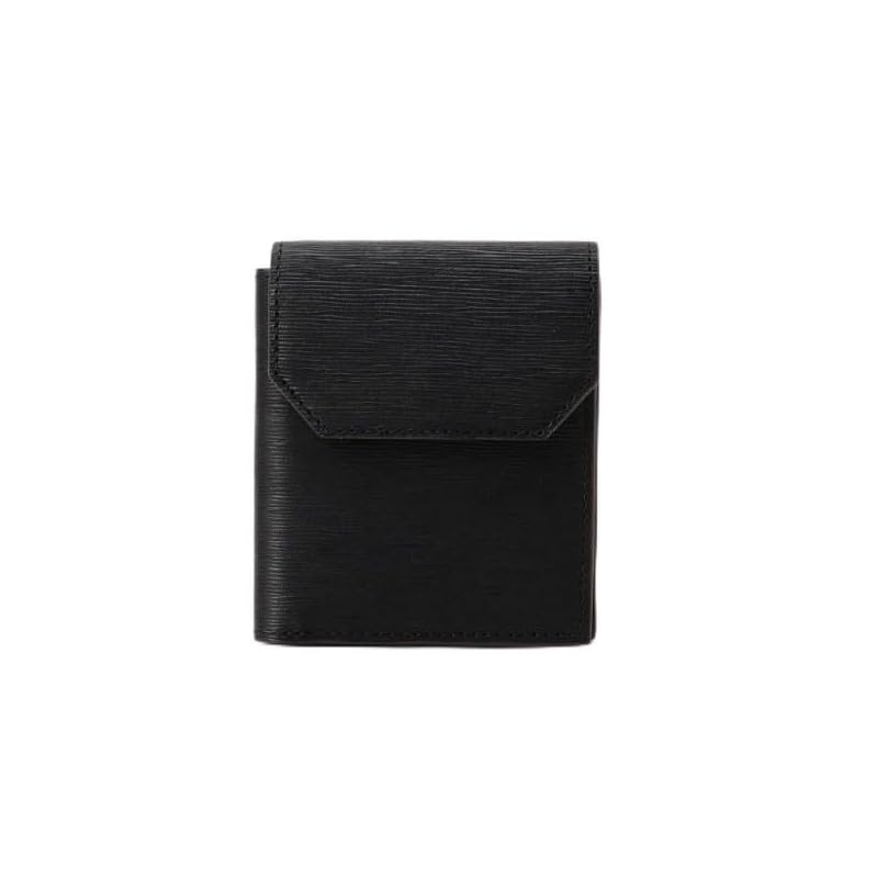 

[ Takeo Kikuchi ] wallet [NEW Leather ripple series] compact wallet G8701372 men s Black(019) 00(FREE)