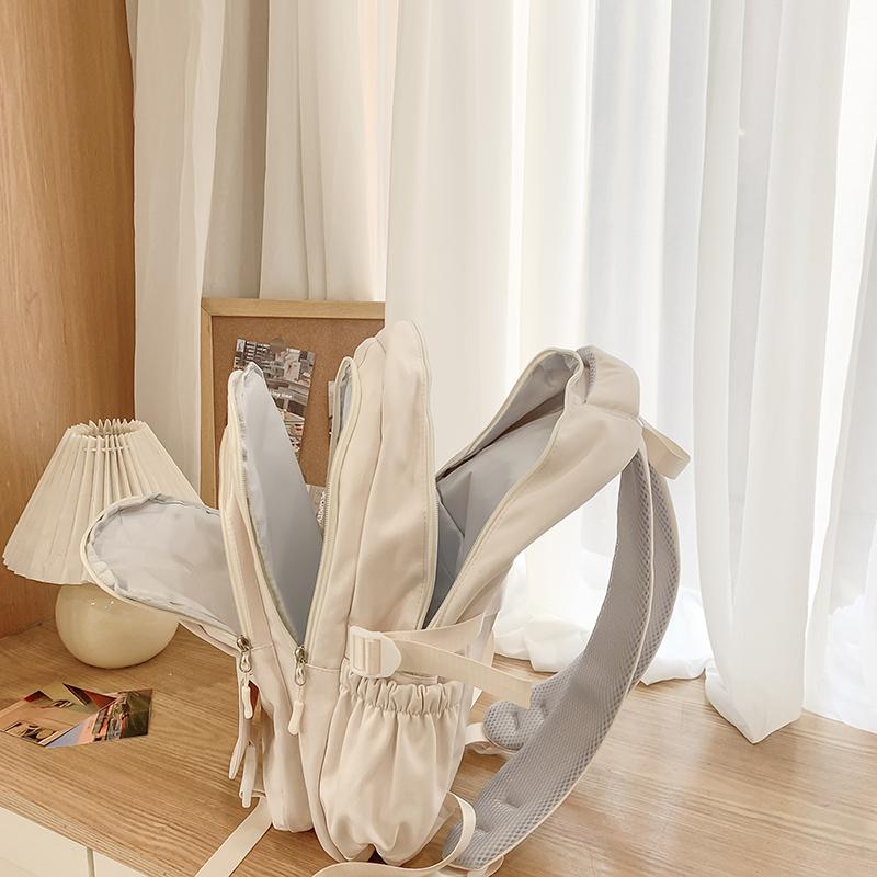 Sac d'école pour collégienne Sac à dos grande capacité pour femme