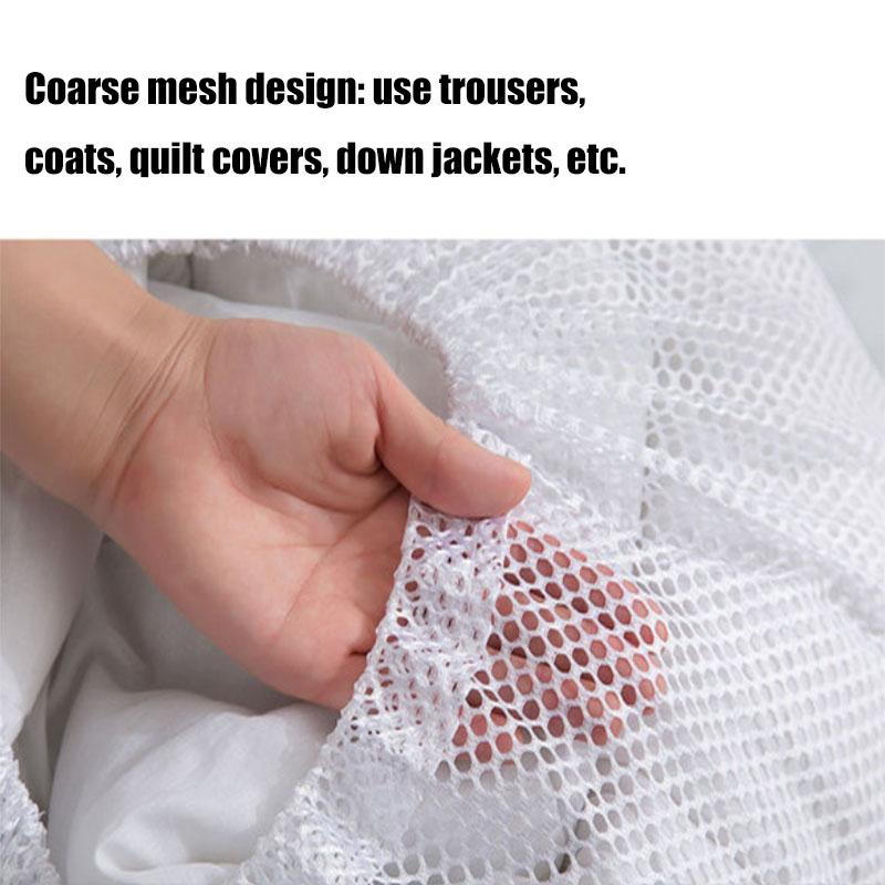 Drawstring Mesh Underwear Laundry Basket Washing Bags Organizer Net Washing Machine Bag Large Capacity Dirty Clothes Storage Bag