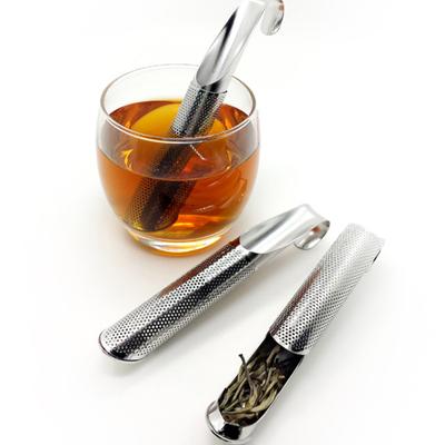 Tee-Ei Premium wiederverwendbarer, rostfreier, feinmaschiger Filter in Lebensmittelqualität, Edelstahl-Teestabsieb für losen Tee